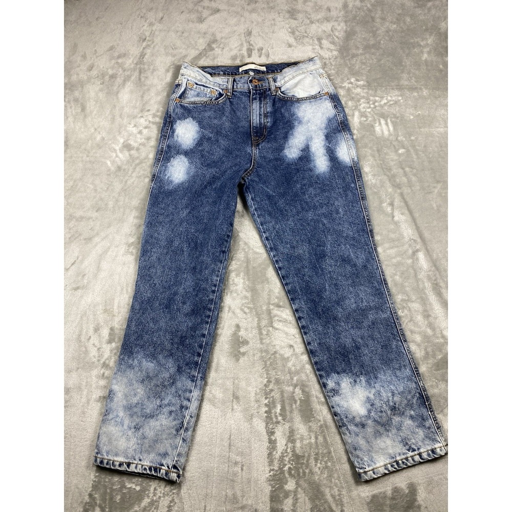 Ella Moss‎ Womens Jeans Size 29 High Waist Straight Ankle Acid Wash